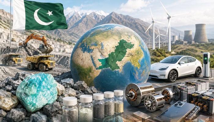 نایاب ارضی عناصر اور پاکستان