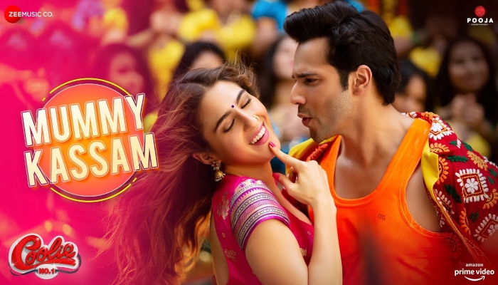 Watch Varun Dhawan, Sara Ali Khan’s energetic dance moves in Coolie No 1 latest song ‘Mummy Kassam’