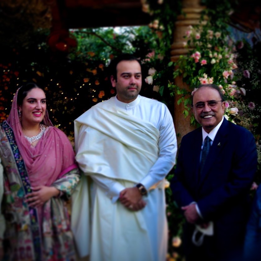 Bakhtawar Bhutto Zardari’s fiancé Mahmood Choudhry discloses wedding venue