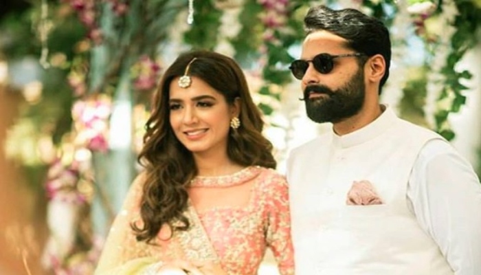 Mansha Pasha shares glimpse from her engagement anniversary’s surprise event