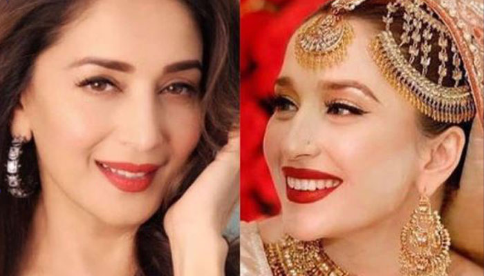 Naimal Khawar Abbasi's sister Fiza looks like Madhuri Dixit