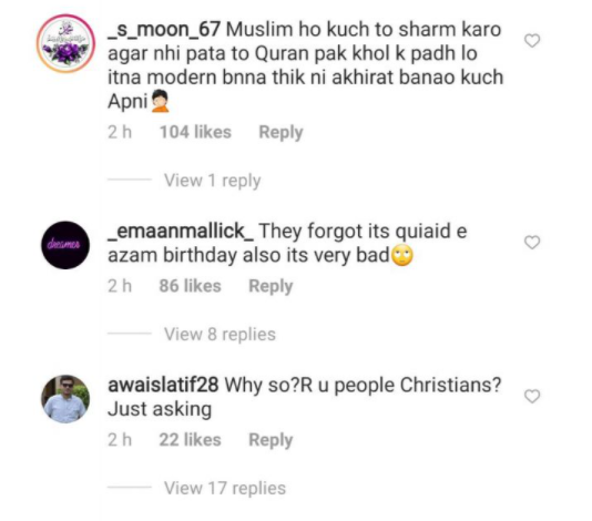 Netizens slams Zara Noor Abbas and Asad Siddiqui for throwing huge Christmas celebrations 