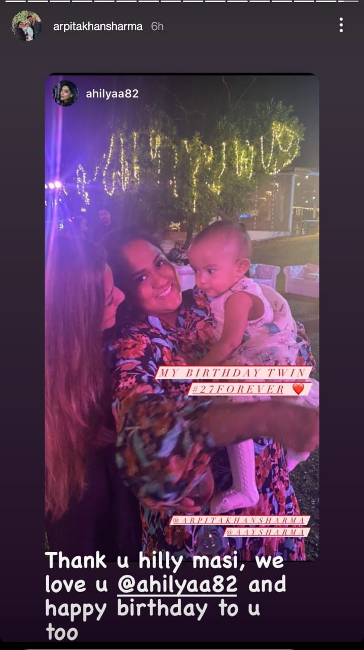Salman Khan celebrates his 55th and niece Ayat Sharma’s 1st birthday together