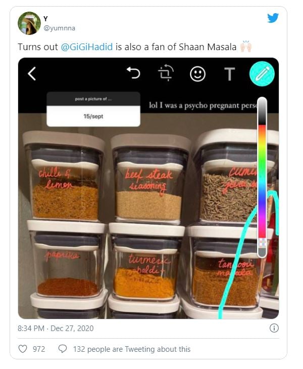 Gigi Hadid is a fan of 'Pakistani' spices from pregnancy days: See Photo