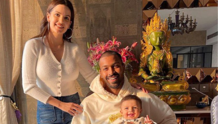 Hardik Pandya, Nataša celebrate baby Agastya's five-month birthday