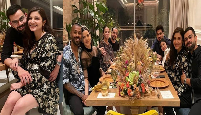 Virat Kohli, Anushka Sharma host a couple's dinner for Hardik Pandya, Natasa Stankovic
