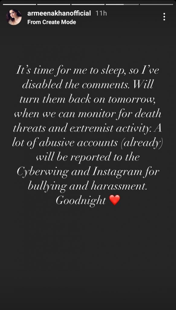 Armeena Rana Khan receives death threats for uploading a bold picture