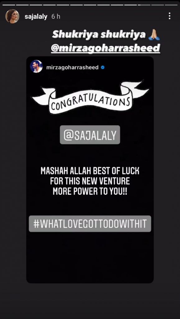 Celebrities lauds Sajal Ali for marking her achievement with the Hollywood project