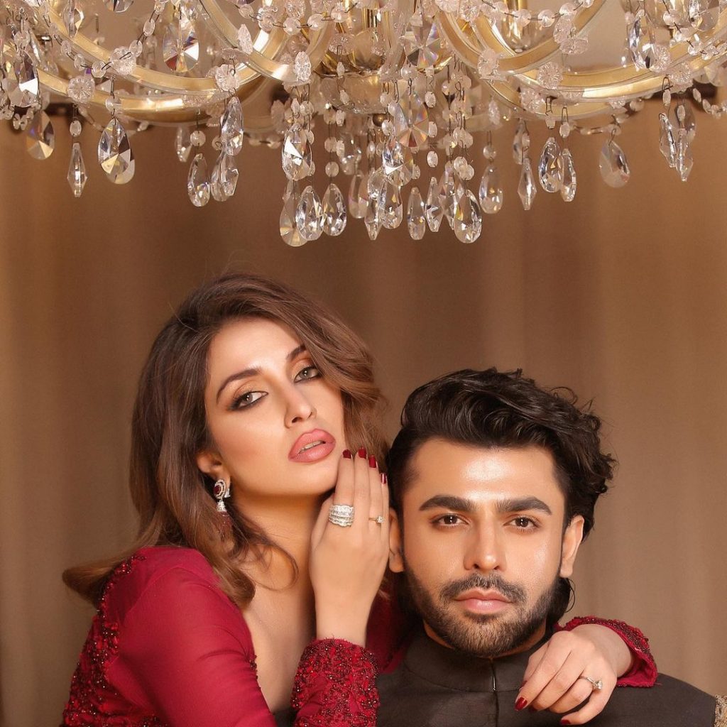 Farhan Saeed and Iman Ali pairs up for latest shoot while promoting film ‘Tich Button’