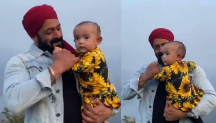 Watch Salman Khan dance with one-year-old niece Ayat on the sets of 'Antim'