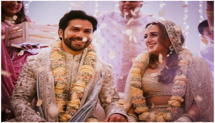 Varun Dhawan & Natasha Dalal shares first glimpse after wedding ceremony 