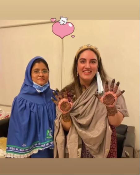 Bride-to-be Bakhtawar Bhutto-Zardari flaunts her beautiful bridal mehndi