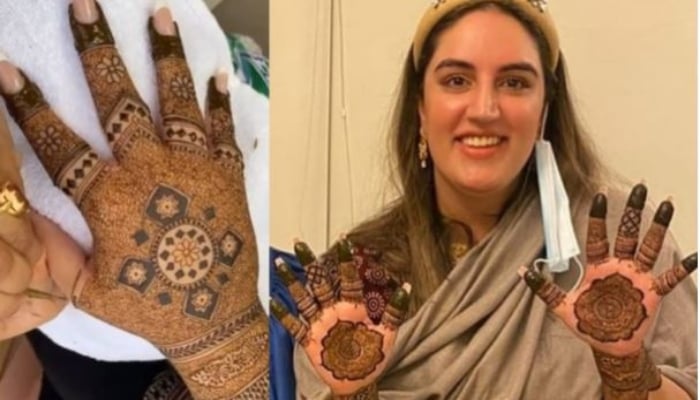 Bride-to-be Bakhtawar Bhutto-Zardari flaunts her beautiful bridal mehndi
