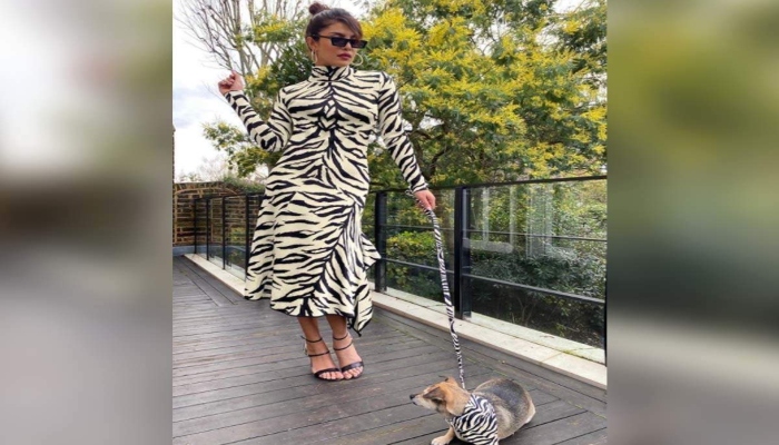 Priyanka Chopra twins with her pet Diana in classy ‘White Tiger’ outfit