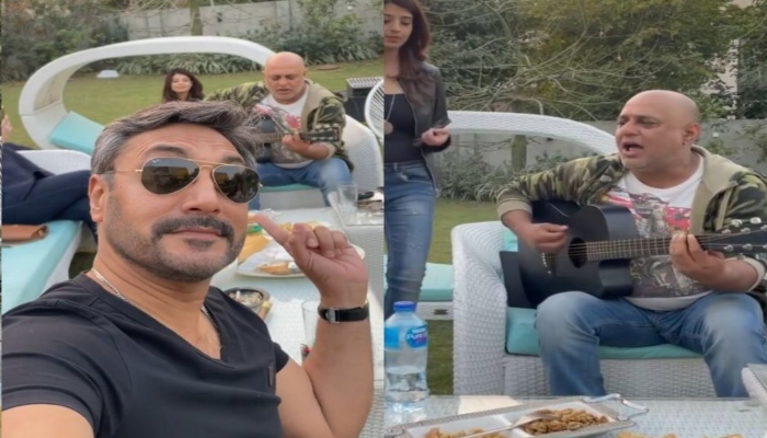 Adnan Siddiqui shares singer Ali Azmat crooning Na Re Na on guitar 