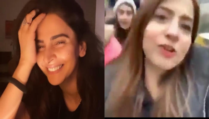 Saba Qamar recreates the hilarious version of viral ‘Parrty Ho Rahi Hai’ meme