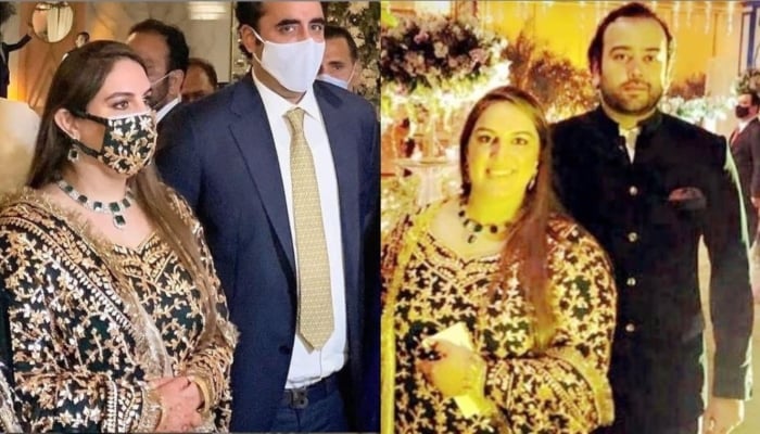 Bakhtawar Bhutto-Zardari’s reception dress is all about ‘the art of gold sewing’