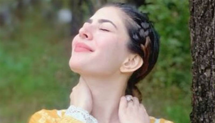 Naimal Khawar Khan loves herself a cup of 'Kehwa' in the mountains of Peshawar