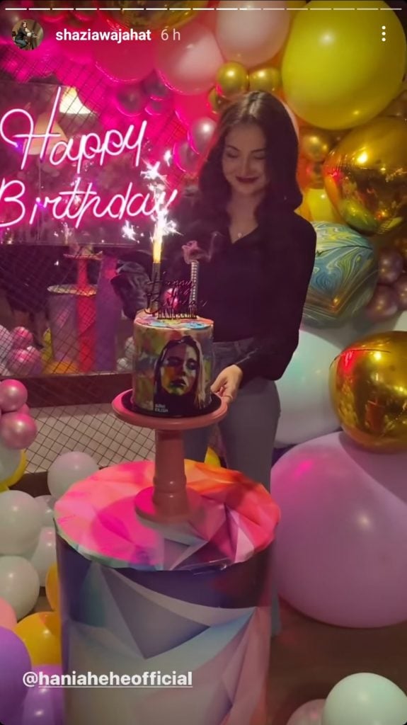 Hania Aamir turns 24, celebrates birthday in a star-studded bash