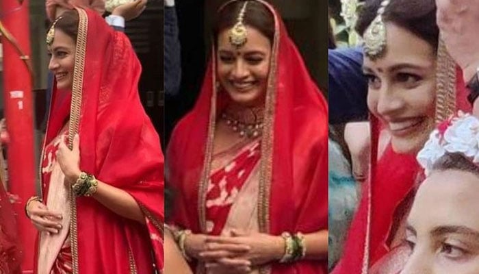 8 celebrity brides who didn't wear red on their wedding day