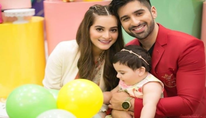 Aiman and Muneeb takes daughter Amal to zoo trip