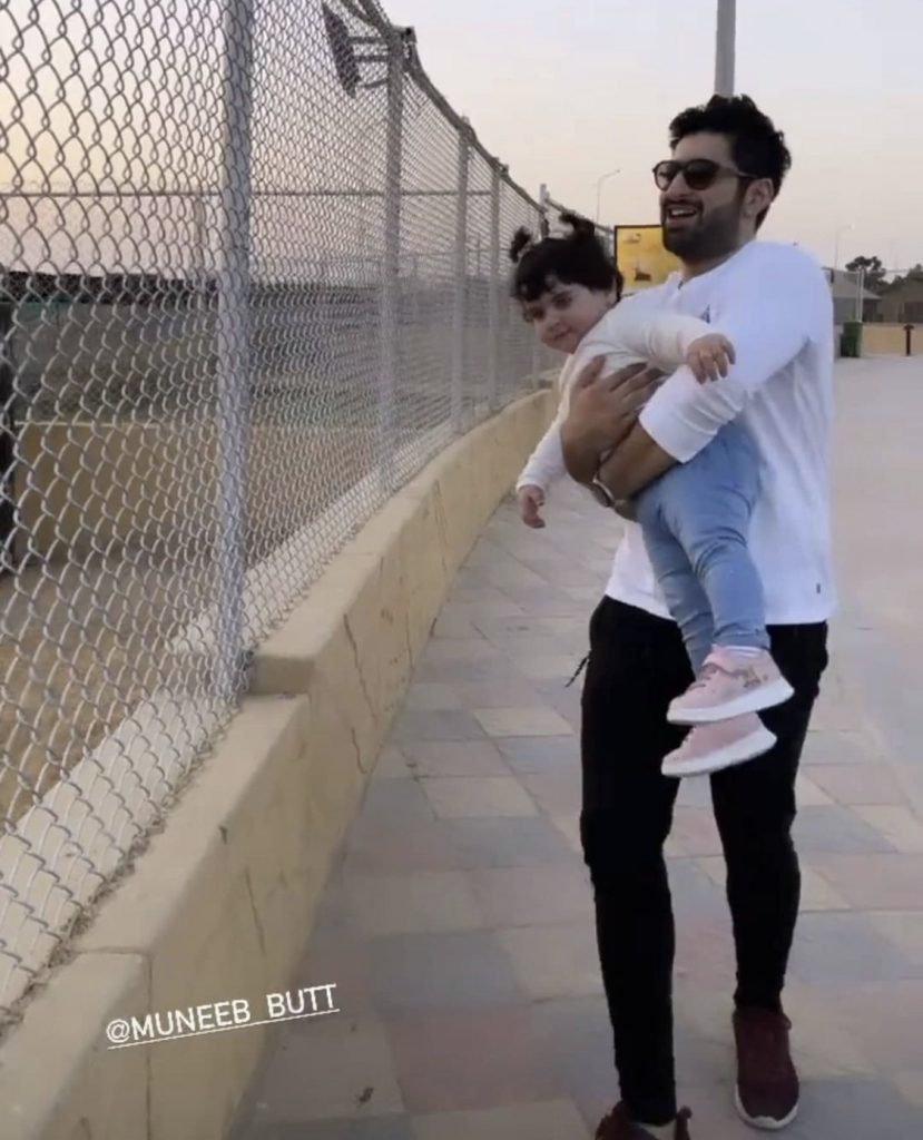 Aiman and Muneeb takes daughter Amal to zoo trip