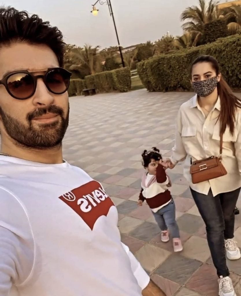 Aiman and Muneeb takes daughter Amal to zoo trip