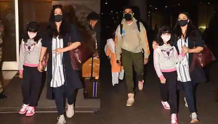 Aishwarya Rai Bachchan receives flak over holding Aaradhya's hand: 'So possessive mother'