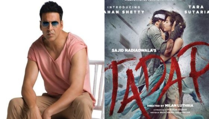 Suniel Shetty's son Ahan set to make debut with 'Tadap', Akshay Kumar shares first poster of the film