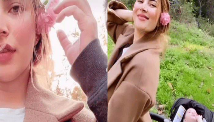 Naimal Khawar, Hamza Ali Abbasi take son out in the jungle: See Photos