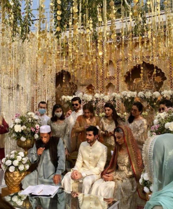 In pictures: Model Rehmat Ajmal says 'I do' in an up close ceremony
