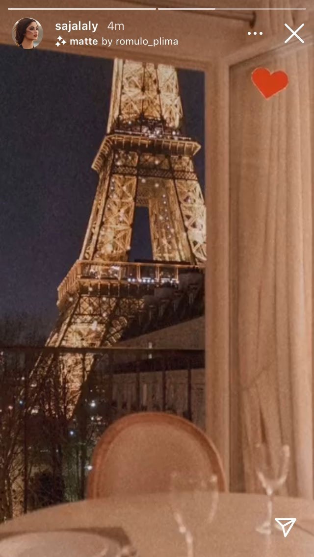 Sajal Ali celebrates first wedding anniversary with Ahad Raza Mir in Paris