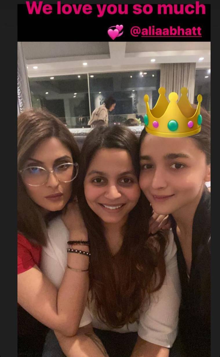 Alia Bhatt dazzles in black outfit as she joins her star-studded birthday bash at Karan Johar’s place