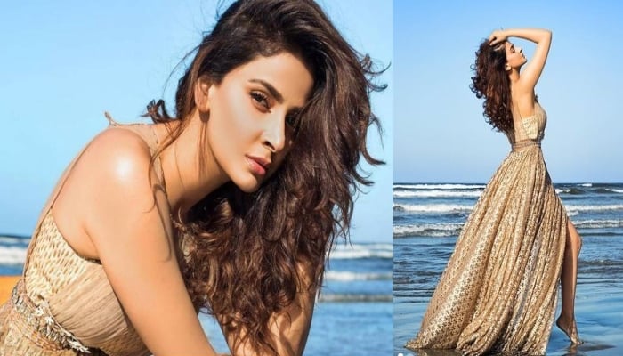 Saba Qamar’s latest glamorous beach snaps receives mixed reaction on the internet