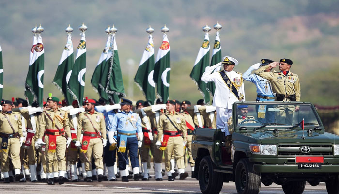 Pakistan Day live military parade on display in Islamabad