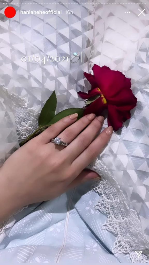 Hania Amir’s engagement prank to Shamoon Ismail sparks backlash on the internet