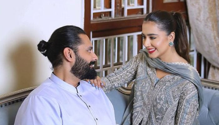 Mansha Pasha, Jibran Nasir celebrate first Eid after Nikkah