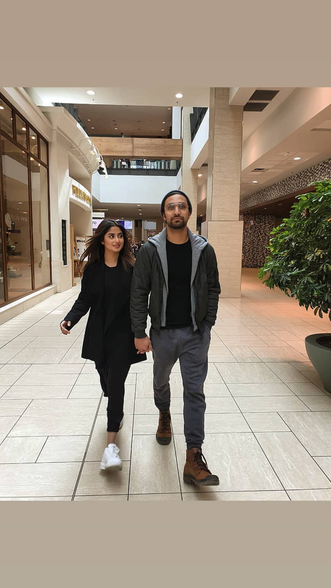 Ahad Raza Mir and Sajal Aly give major couple goals in latest picture 