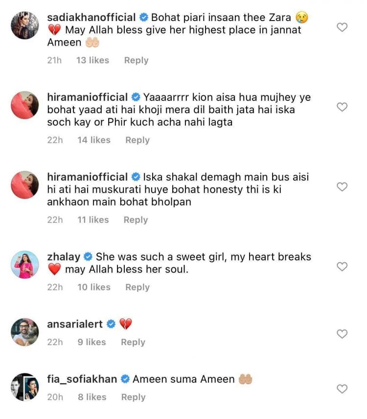 Model Zara Abid remembered by friends, colleagues on her first death anniversary