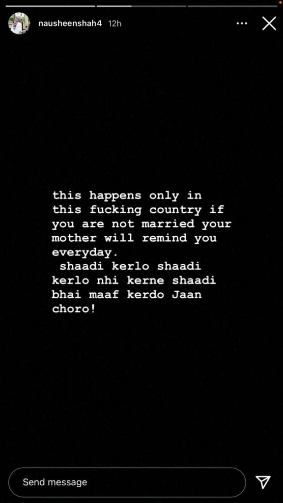 Nausheen Shah’s rant about being single in Pakistan sparks backlash