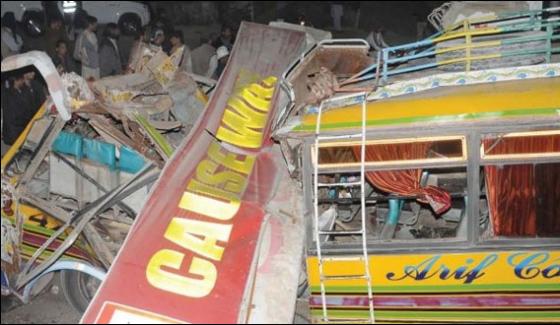 6 Died In Bus Accident In Sargodha