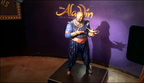 Real Man Instead Of Waxed Statue Of Jinn At Madame Tussauds Museum