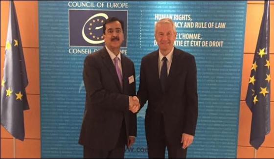 Yousuf Raza Visit Council Of Europe