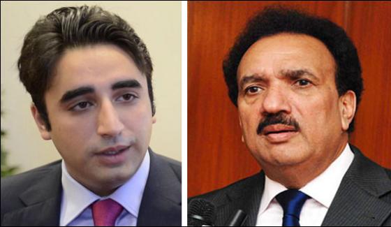 Rehman Malik Meets Bilawal In Dubai