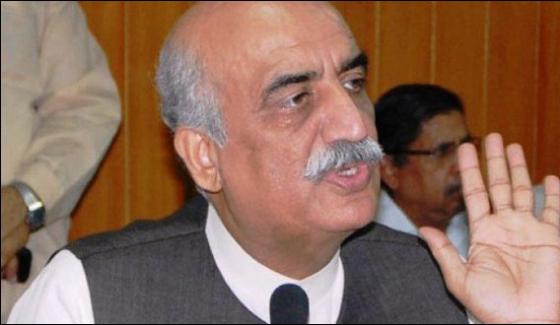 Pm Opposition Tors Will Sent Khurshid Shah