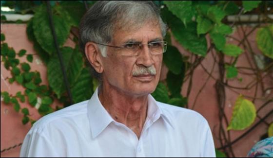 Pervez Khattak Noticed Plant Removal During Prime Minister Visiting