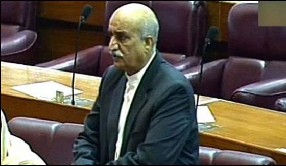 Khursheed Shah Addresses Na Session