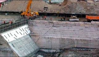 Under Construction Bridge Collapse In Jehlum