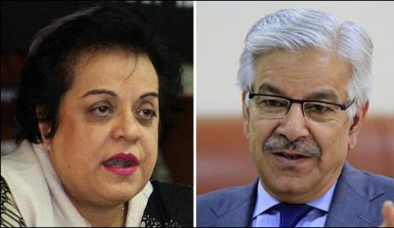 Khwaja Asif Said Shereen Mazari Tractor Trolley