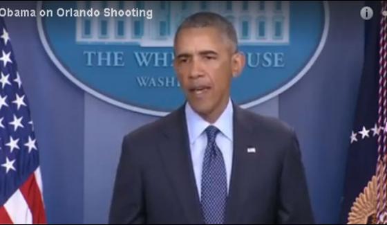 The Orlando Firing Is Based On Terror And Hate Obama